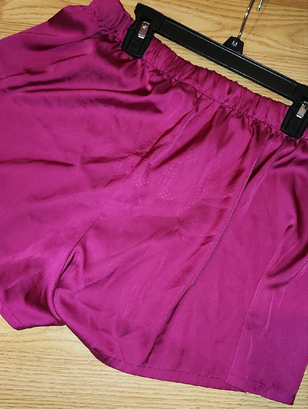 Juicy Couture Hot Pink Rhinestone Satin Pajama Set - Picture 7 of 11